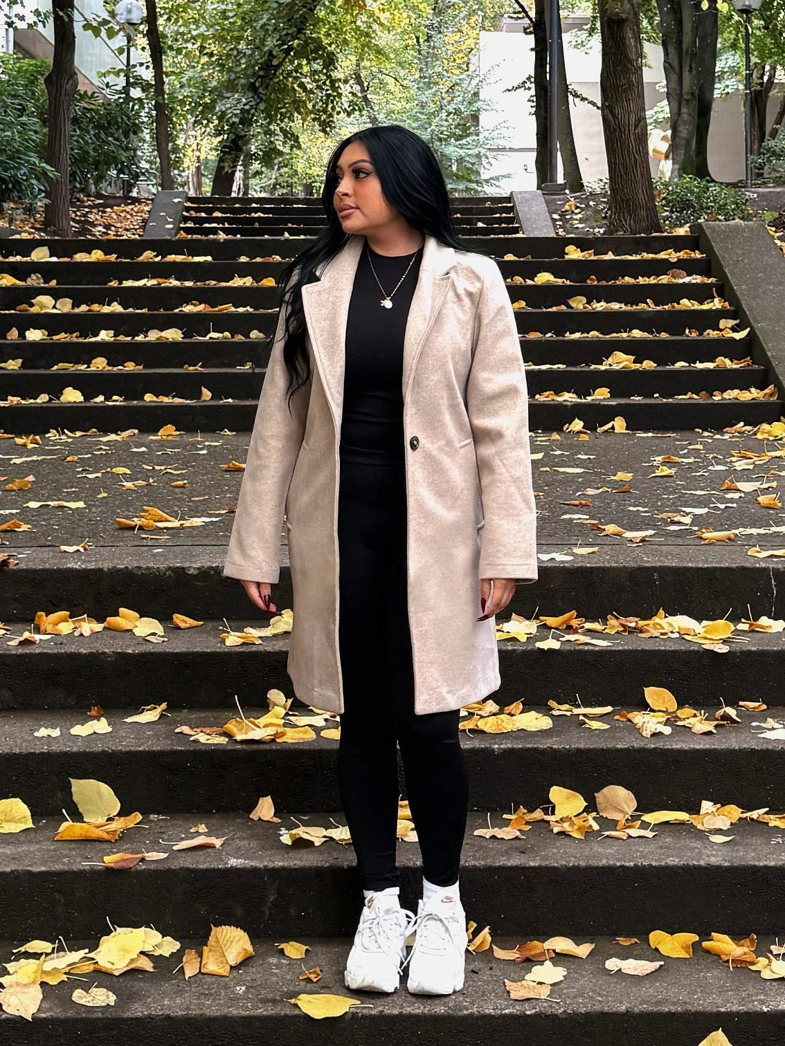 Classic Trench Coat (Oatmeal)