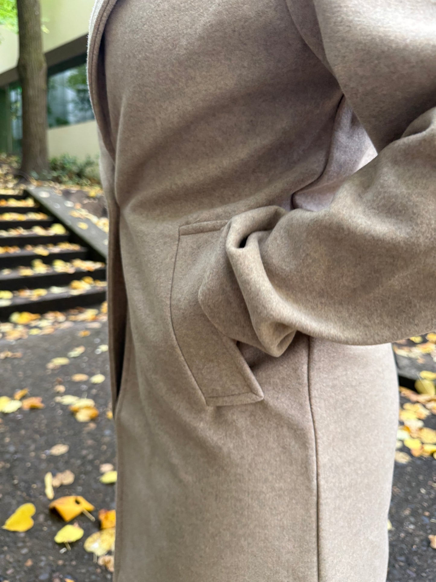 Classic Trench Coat (Oatmeal)