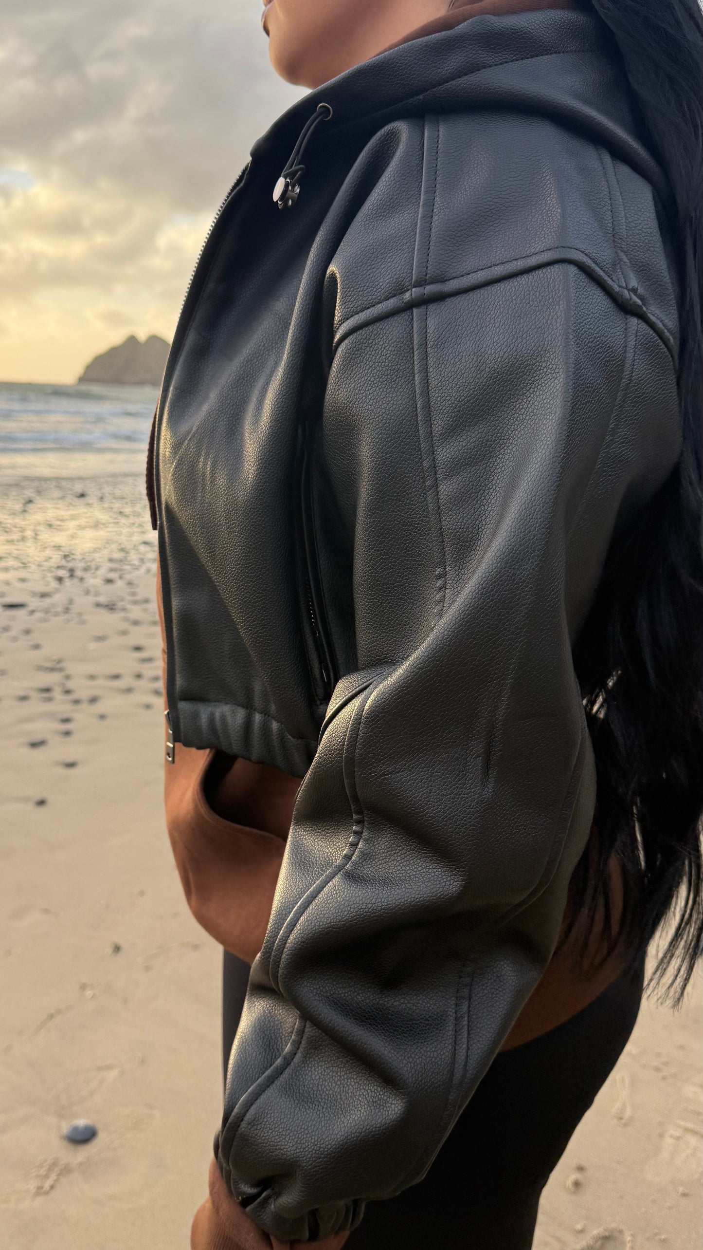 Noir Hooded Jacket