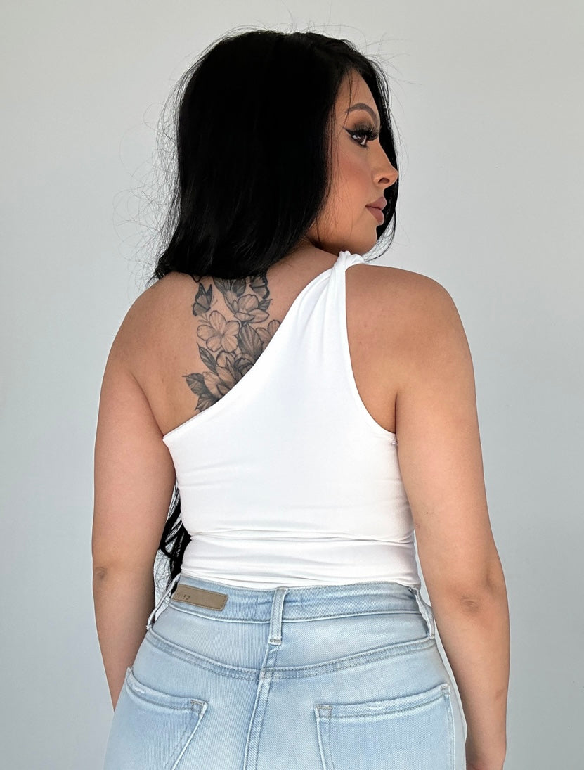 Swan Cut Out Bodysuit