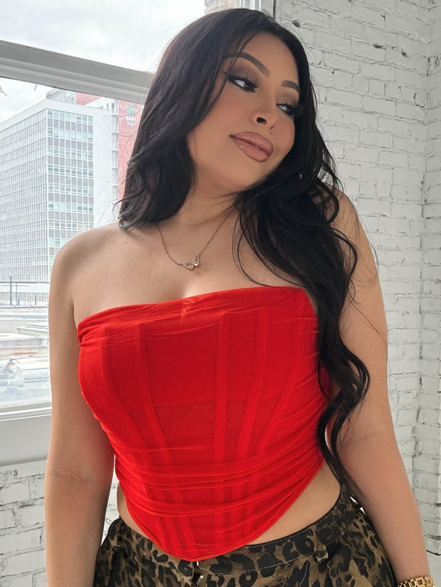 Yours Truly Mesh Corset