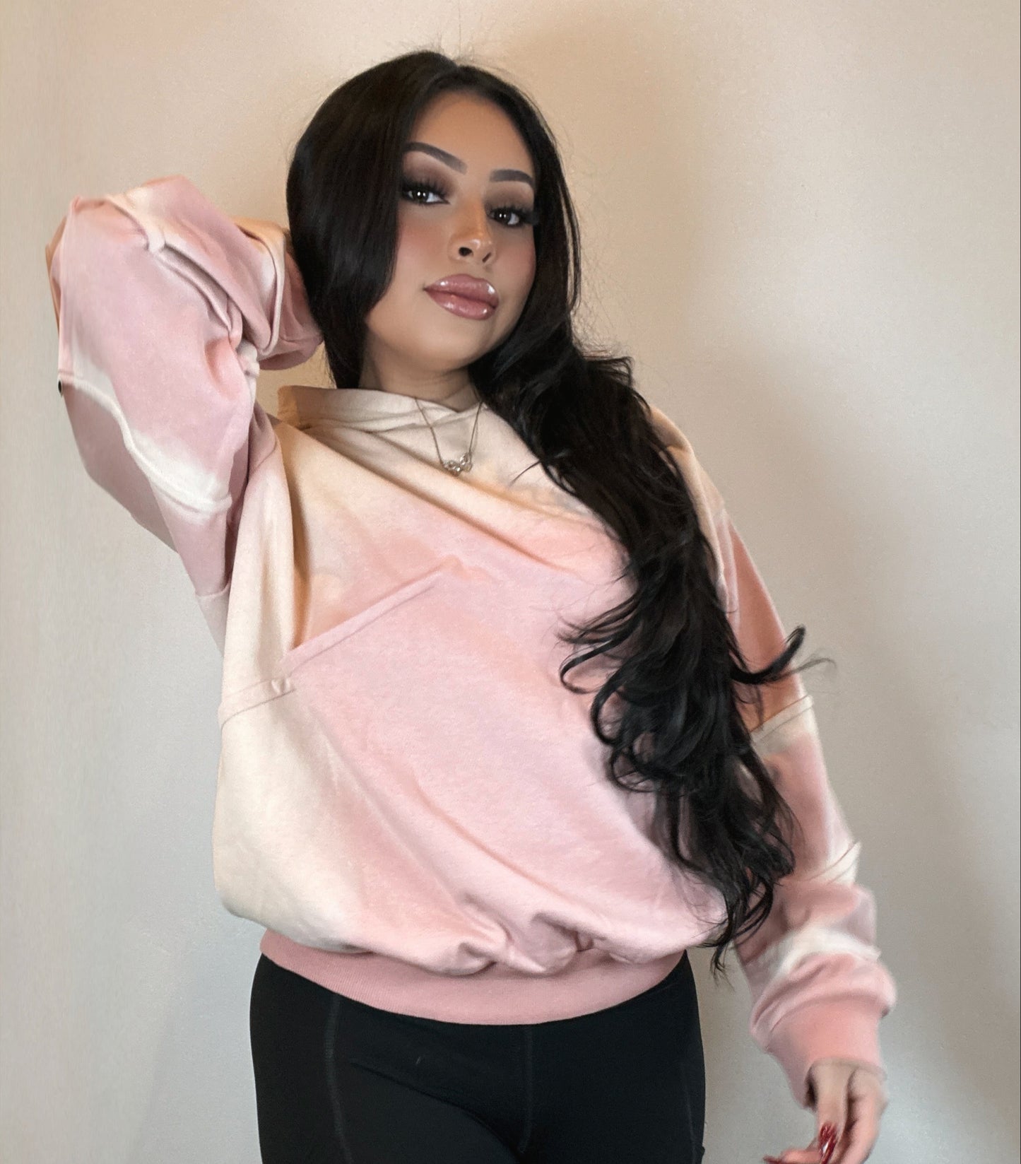 Pink Ombre Oversized Hoodie