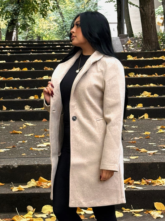 Classic Trench Coat (Oatmeal)