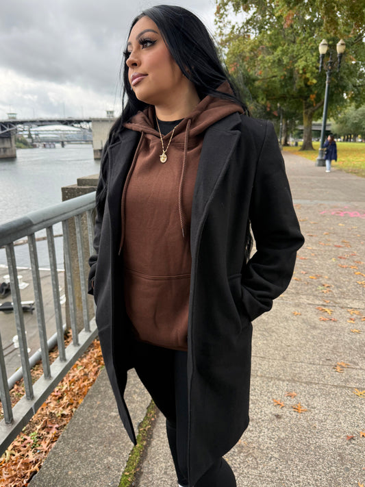 Classic Trench Coat (Black)