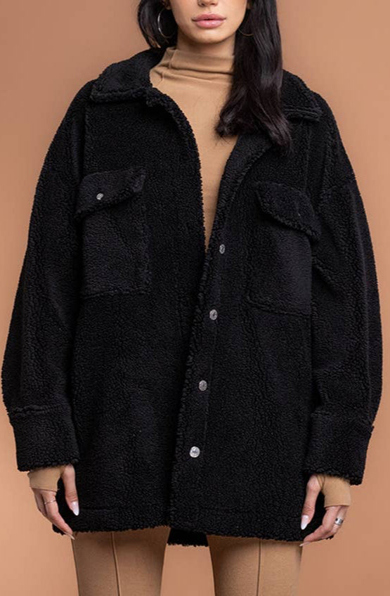 Sherpa Oversized Shacket