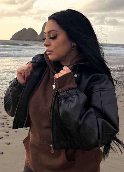 Noir Hooded Jacket