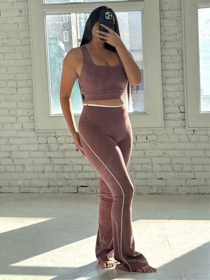 Rose Taupe Yoga Set
