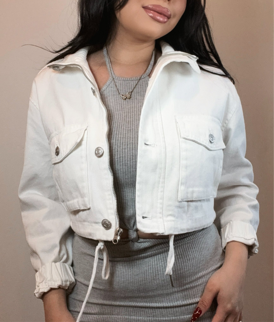 Laura Crop Denim Jacket
