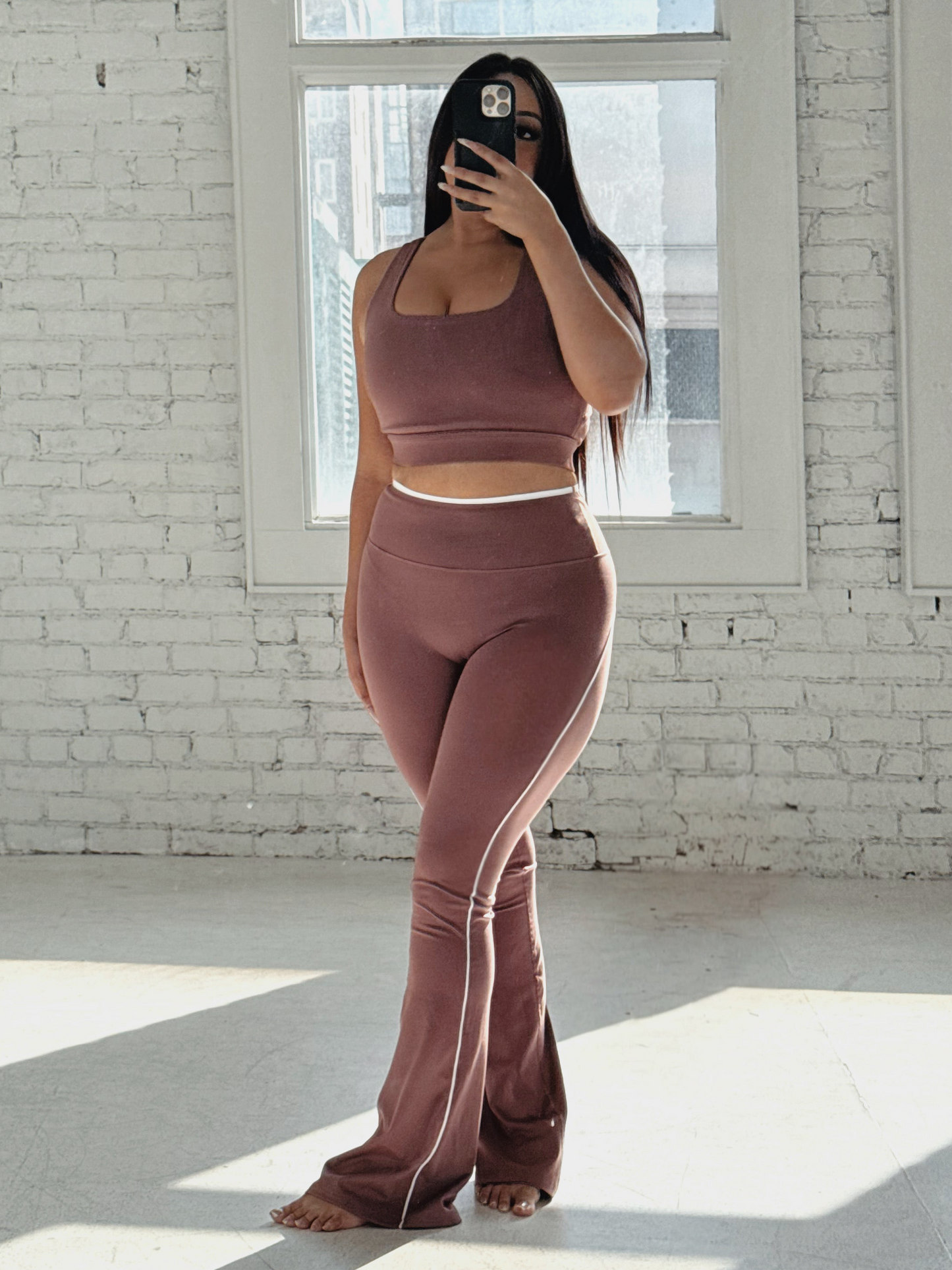 Rose Taupe Yoga Set