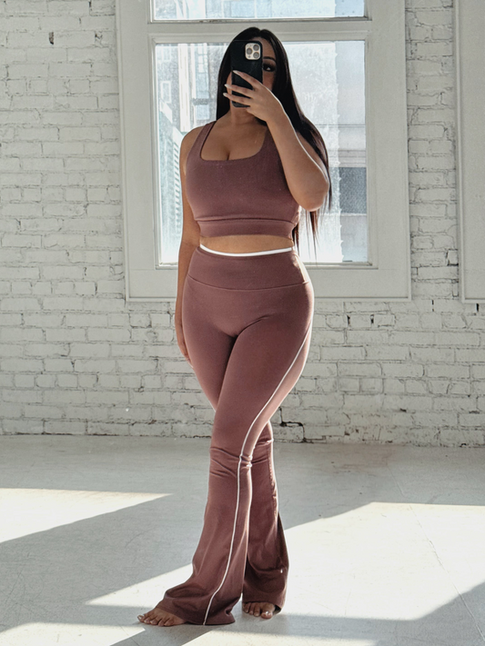 Rose Taupe Yoga Set
