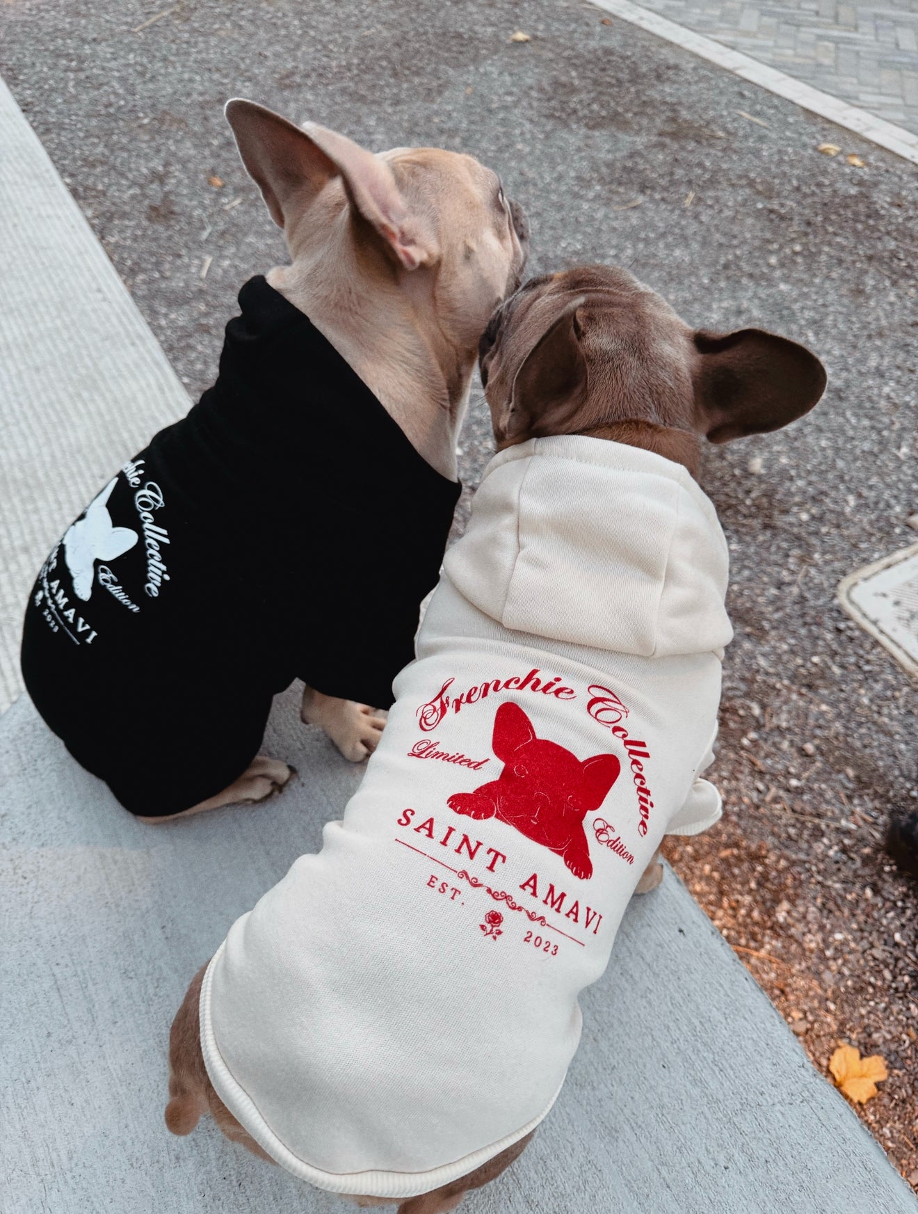 Beige Frenchie Hoodie