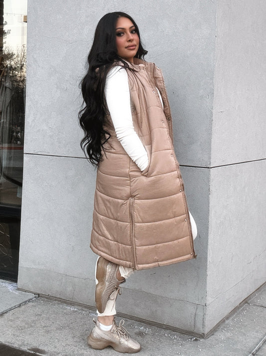 Long Puffer Vest