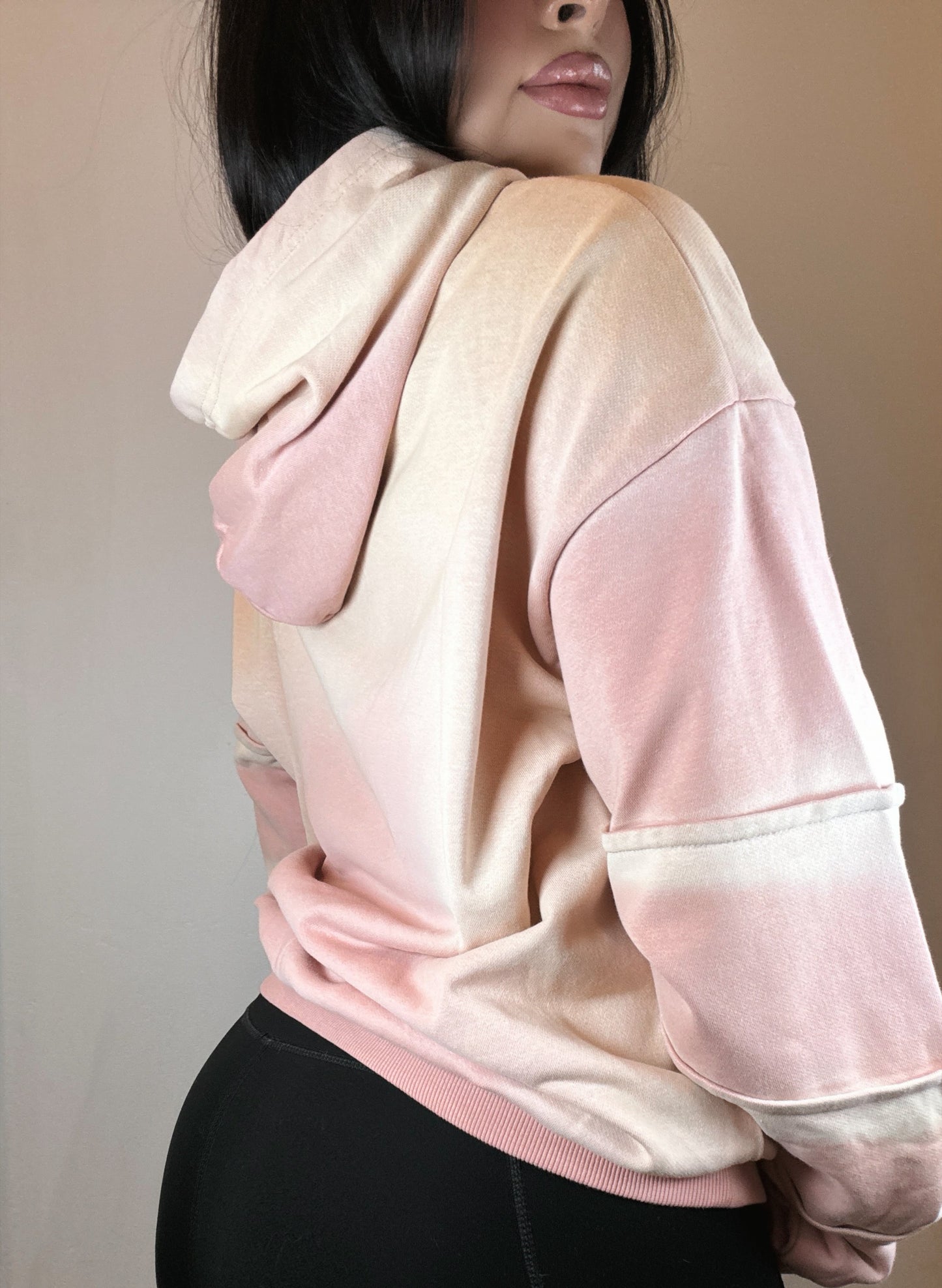 Pink Ombre Oversized Hoodie