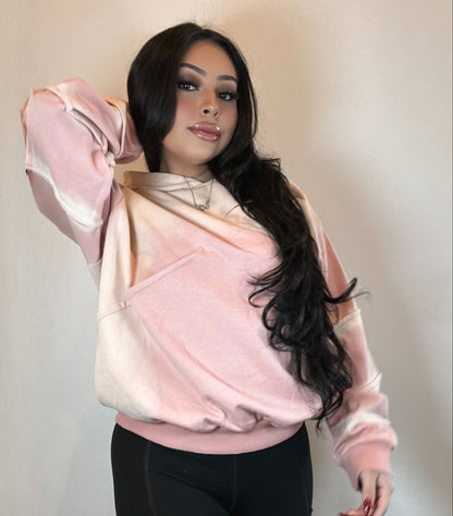 Pink Ombre Oversized Hoodie